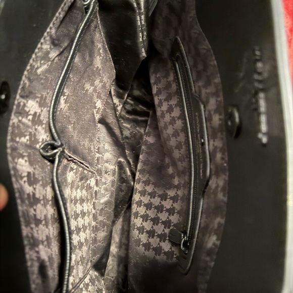 Karl Lagerfeld Black Tote with Eiffel Tower Patch - Picture 6 of 6